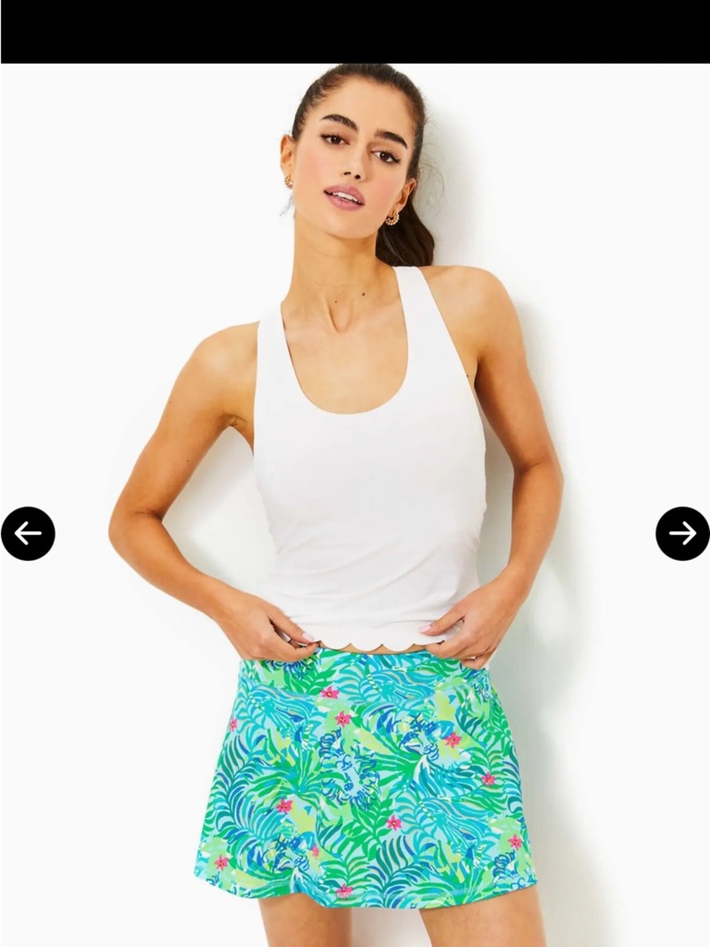 Lilly Pulitzer Skort Aila Skort Multi Via Parigi NWT Medium